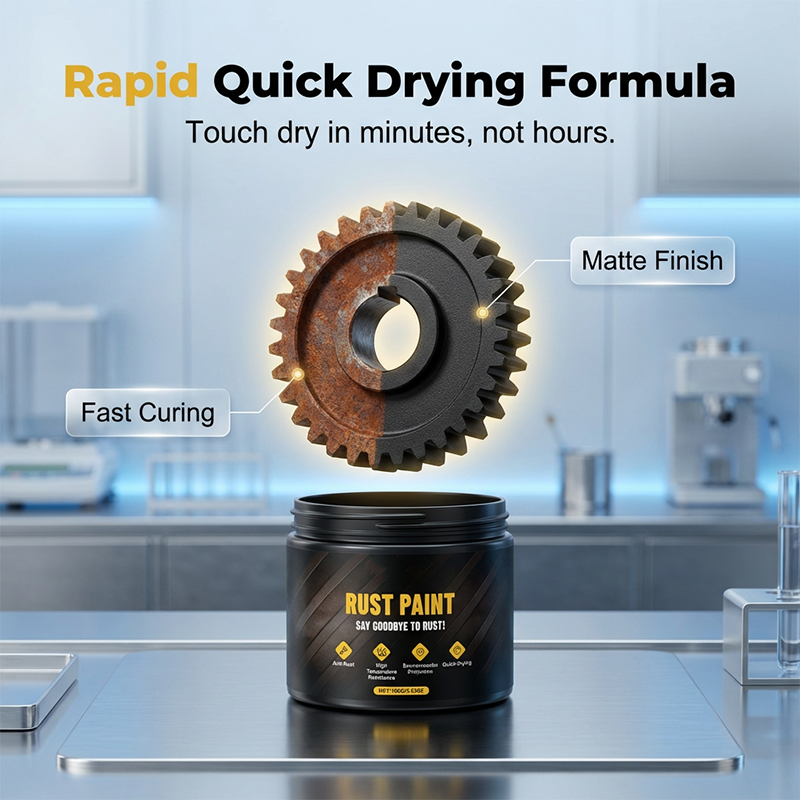 🛡️ Köp 2 få 1 Gratis! 🎨 Vattenbaserad Metallisk Färg Rostomvandlare – Förvandlar Rost till Skydd – Perfekt för Bil, Staket & Verktyg 🔧