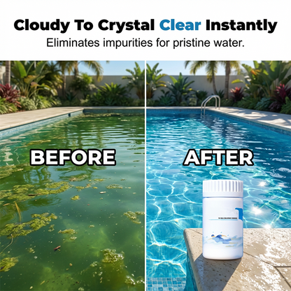 🏊‍♂️ 50% RABATT NU!💧 Kristallklara Rengöringstabletter för Pool – Omedelbar Klarhet & Enkel Användning – Sommar Pool Essential ✨