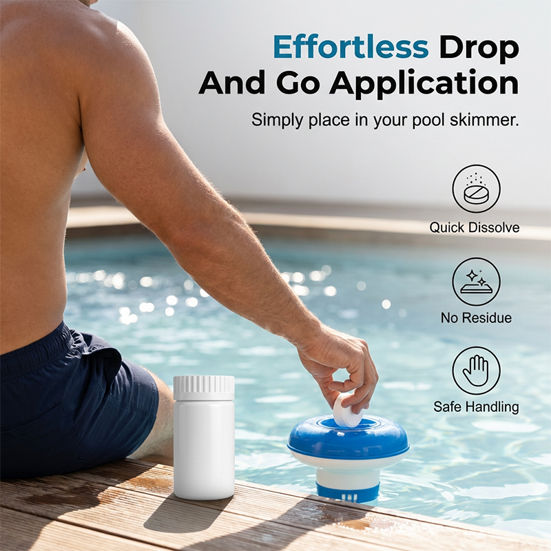 🏊‍♂️ 50% RABATT NU!💧 Kristallklara Rengöringstabletter för Pool – Omedelbar Klarhet & Enkel Användning – Sommar Pool Essential ✨