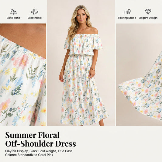 🎁New arrival 50% OFF💥Summer Bohemian Beach Slit Maxi Dress