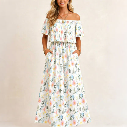 🎁New arrival 50% OFF💥Summer Bohemian Beach Slit Maxi Dress