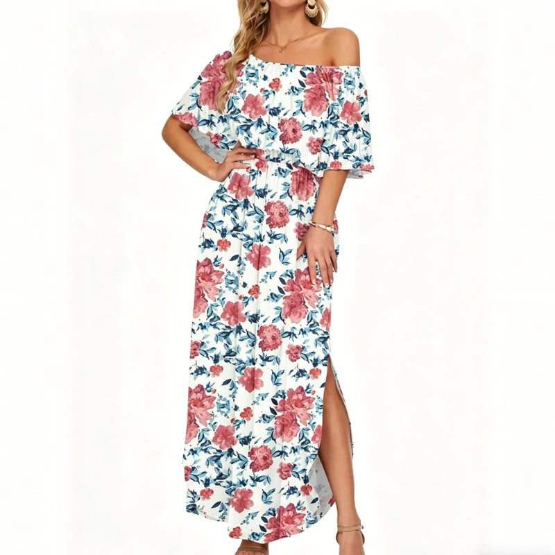 🎁New arrival 50% OFF💥Summer Bohemian Beach Slit Maxi Dress