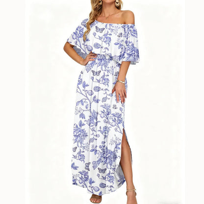 🎁New arrival 50% OFF💥Summer Bohemian Beach Slit Maxi Dress