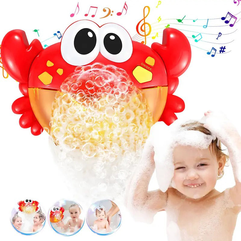 🦀 50% RABATT NU! Crab Bubble Machine Bath Toy – söt krabbdesign, riklig bubbleström & inbyggd musik – för en magisk och rolig baddagsupplevelse 🛁🎶