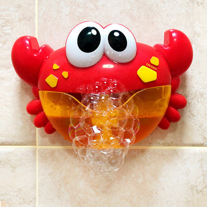 🦀 50% RABATT NU! Crab Bubble Machine Bath Toy – söt krabbdesign, riklig bubbleström & inbyggd musik – för en magisk och rolig baddagsupplevelse 🛁🎶