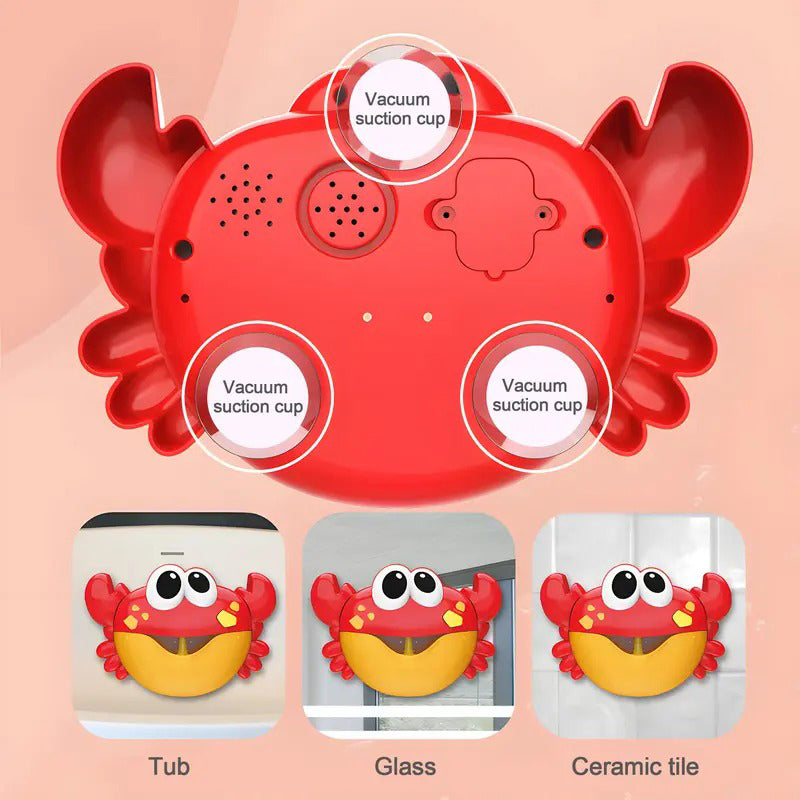 🦀 50% RABATT NU! Crab Bubble Machine Bath Toy – söt krabbdesign, riklig bubbleström & inbyggd musik – för en magisk och rolig baddagsupplevelse 🛁🎶