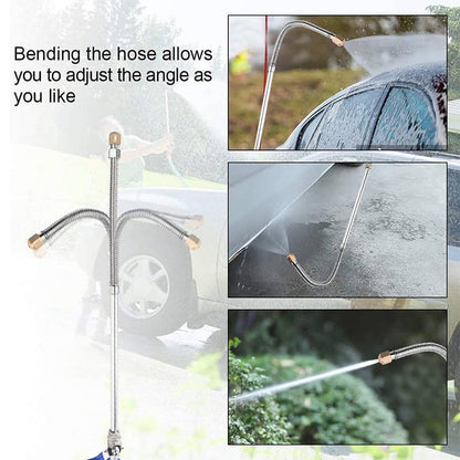 💦 50% RABATT NU! 🚿 Högtrycksvattenpistol – 3 Munstycken & Aluminiumlegering – Kraftfull Rengöringsstav för Bil & Trädgård 🚗