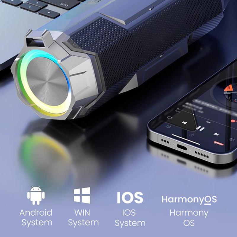 Vattentät bärbar trådlös Bluetooth-högtalare
