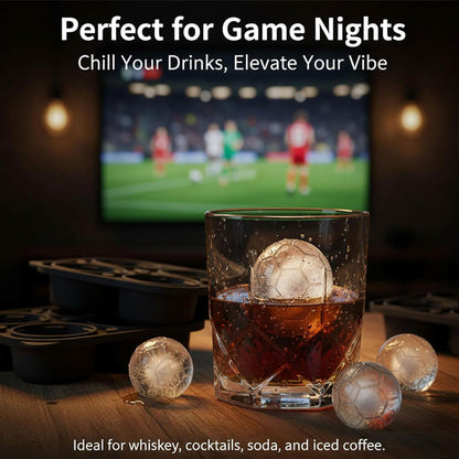 ⚽ 2+1 GRATIS DEAL 🔥 Silikonisform i Fotbollsform – Perfekta Isbollar för Sommardrinks 🧊⚽✨