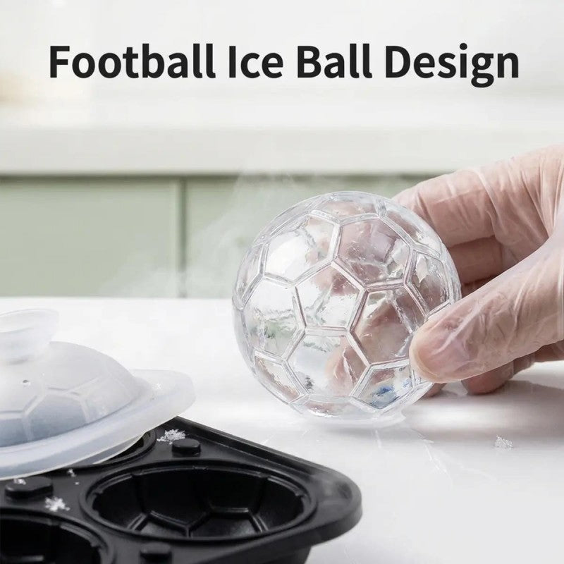 ⚽ 2+1 GRATIS DEAL 🔥 Silikonisform i Fotbollsform – Perfekta Isbollar för Sommardrinks 🧊⚽✨