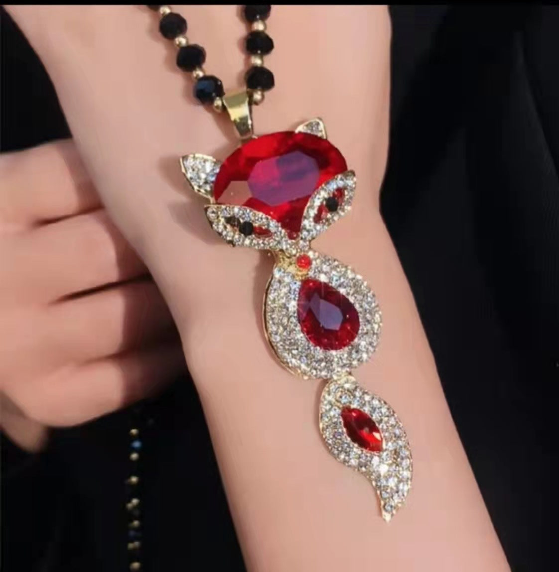 ⏳Limited-time 50% off⏰Crystal Necklace🦢💎📿