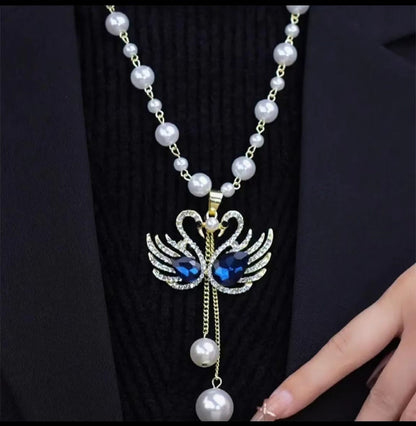 ⏳Limited-time 50% off⏰Crystal Necklace🦢💎📿