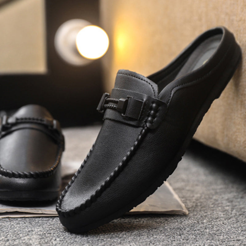 🔥 50% RABATT! 🔥 Casual rygglösa loafers för herrar👞