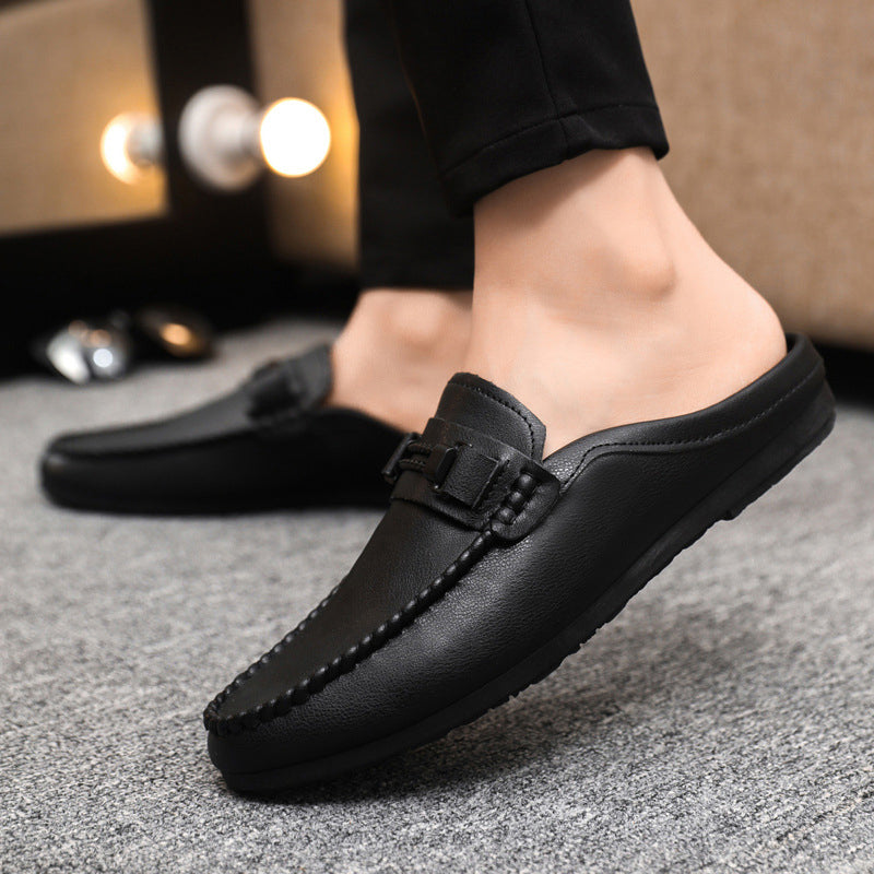 🔥 50% RABATT! 🔥 Casual rygglösa loafers för herrar👞