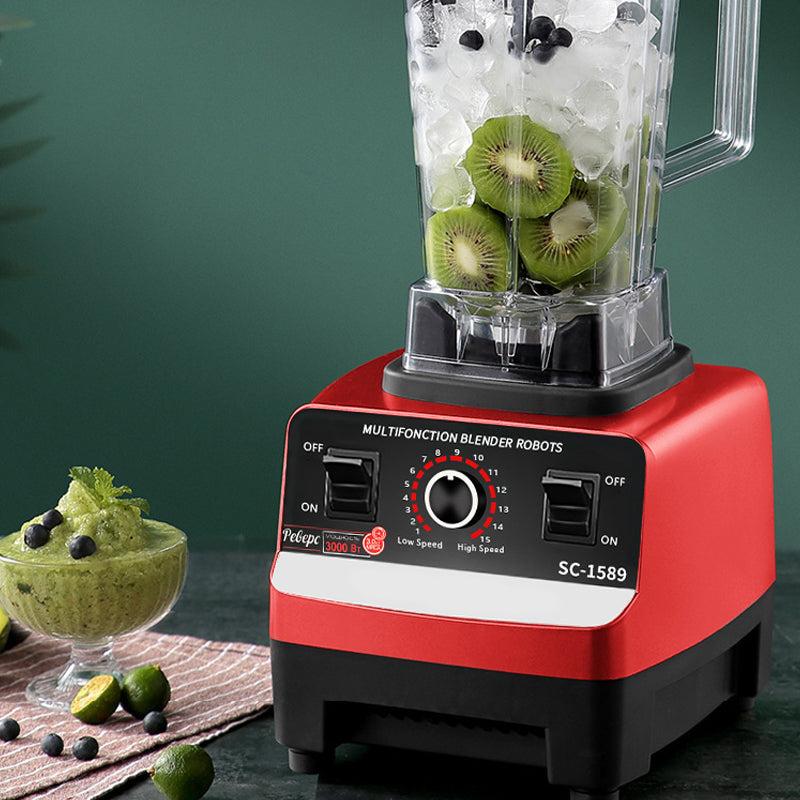 🥤 50% RABATT NU! ⚡ Höghastighets Professionell Bänkblender – 4500W Motor, 15 Hastigheter & 6-bladiga Stålblad 🍓