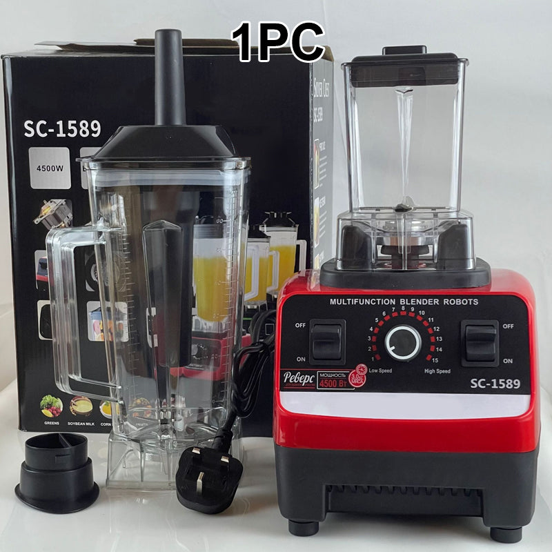 🥤 50% RABATT NU! ⚡ Höghastighets Professionell Bänkblender – 4500W Motor, 15 Hastigheter & 6-bladiga Stålblad 🍓