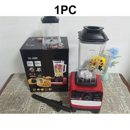 🥤 50% RABATT NU! ⚡ Höghastighets Professionell Bänkblender – 4500W Motor, 15 Hastigheter & 6-bladiga Stålblad 🍓