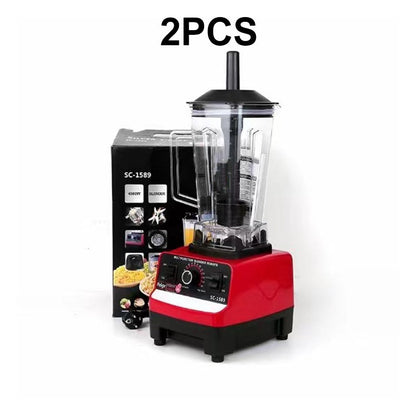🥤 50% RABATT NU! ⚡ Höghastighets Professionell Bänkblender – 4500W Motor, 15 Hastigheter & 6-bladiga Stålblad 🍓