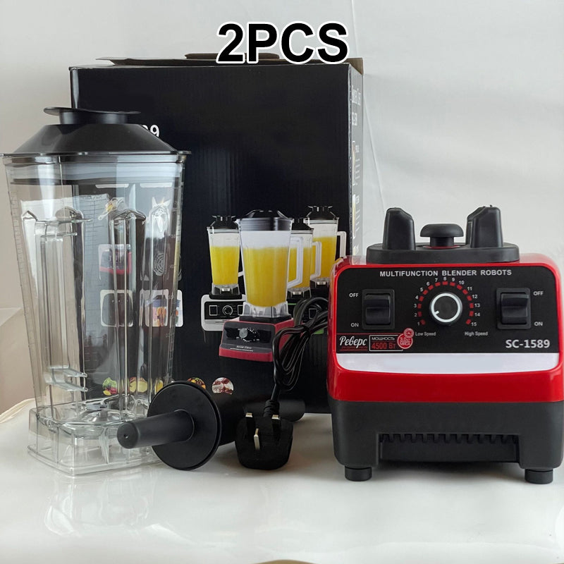 🥤 50% RABATT NU! ⚡ Höghastighets Professionell Bänkblender – 4500W Motor, 15 Hastigheter & 6-bladiga Stålblad 🍓
