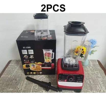 🥤 50% RABATT NU! ⚡ Höghastighets Professionell Bänkblender – 4500W Motor, 15 Hastigheter & 6-bladiga Stålblad 🍓