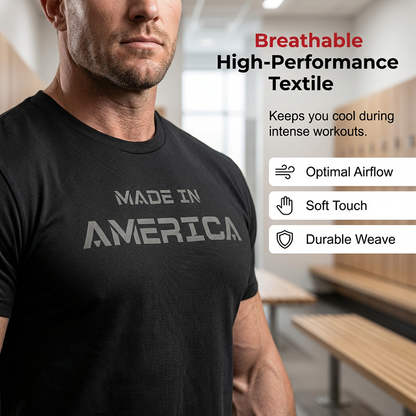🔥Athletic Fit Crew Neck T-shirt för män