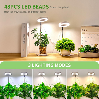 💡 50% RABATT! 🌱 LED Ängel Ring Växtlampa för Inomhusväxter – Fullt Spektrum, Energisnål & Perfekt För Optimal Tillväxt Oavsett Årstid 🌿