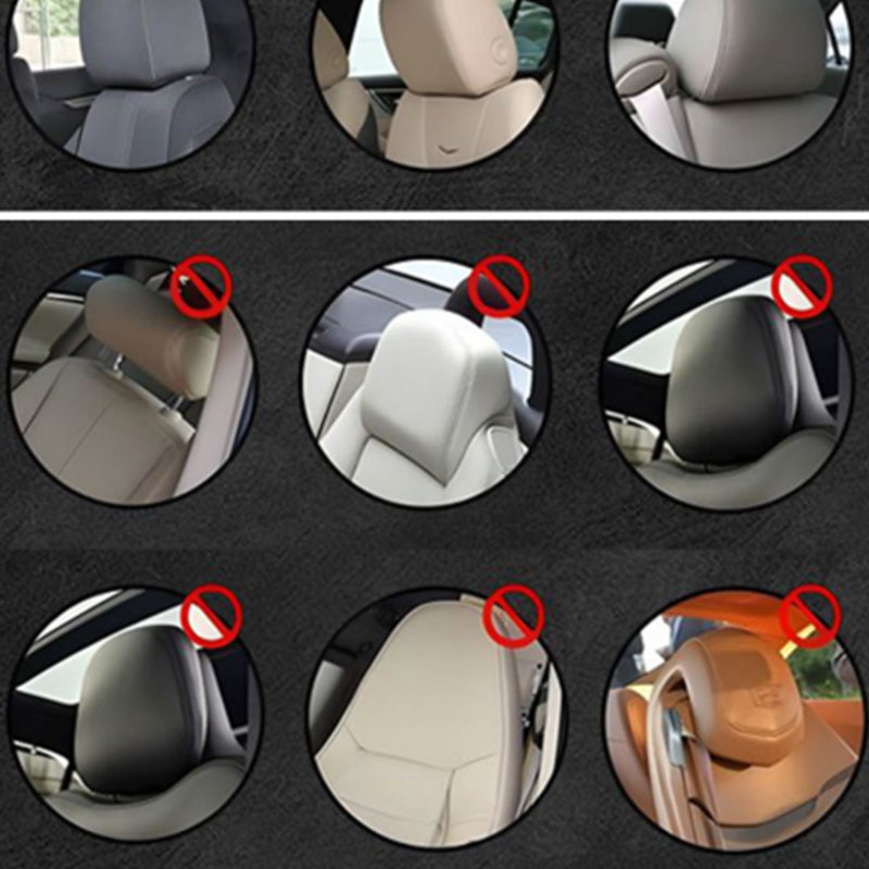 🚗 KÖP 3 FÅ 1 GRATIS! 😈 Läskigt Röda Ögon Bilnackstödsskydd – Skrämmande Design, Mjukt Tyg & Perfekt För Halloween & Bilentusiaster 👁️‍🗨️