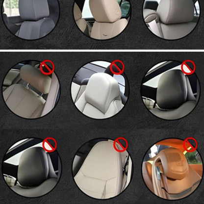 🚗 KÖP 3 FÅ 1 GRATIS! 😈 Läskigt Röda Ögon Bilnackstödsskydd – Skrämmande Design, Mjukt Tyg & Perfekt För Halloween & Bilentusiaster 👁️‍🗨️