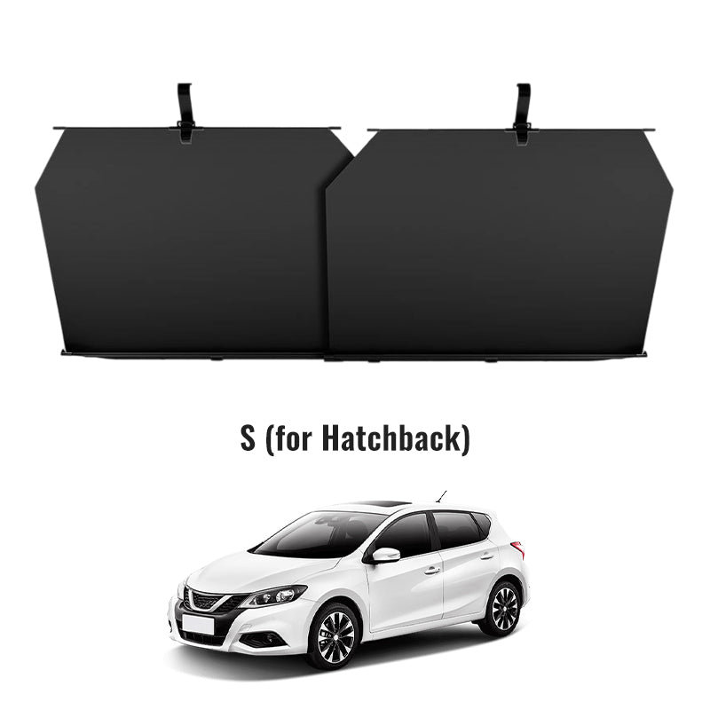 2pcs Utdragbar solskydd för bilvindruta