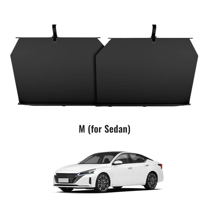 2pcs Utdragbar solskydd för bilvindruta