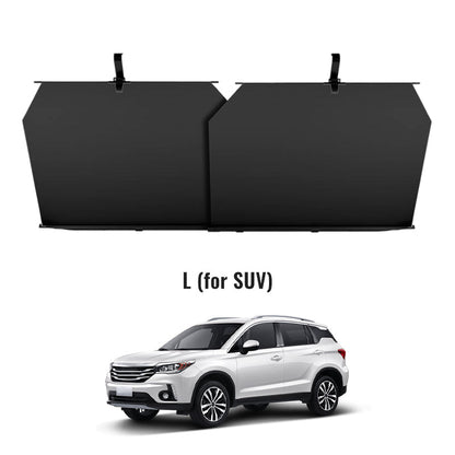 2pcs Utdragbar solskydd för bilvindruta