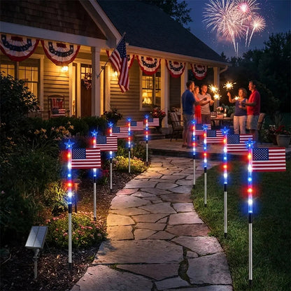 Utomhus Solar Flag Stake Lights