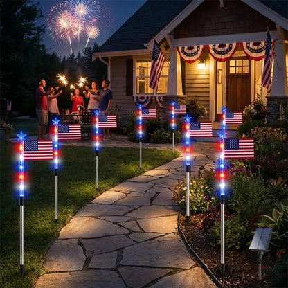 Utomhus Solar Flag Stake Lights