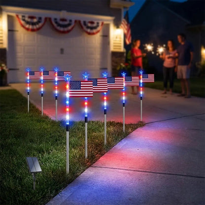 Utomhus Solar Flag Stake Lights