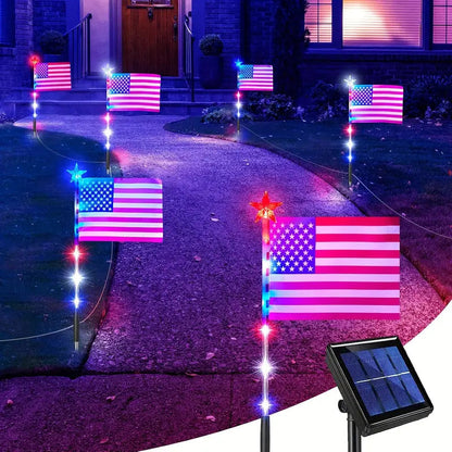 Utomhus Solar Flag Stake Lights