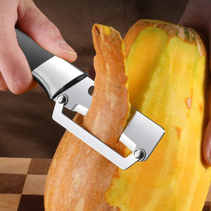 🔪 50% RABATT NU! 🥔 Förtjockad Rostfri Multi-Skalare – Rakskarp, Ergonomisk & Multifunktionell – Skalar & Julienne ✨