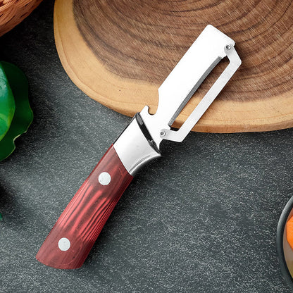 🔪 50% RABATT NU! 🥔 Förtjockad Rostfri Multi-Skalare – Rakskarp, Ergonomisk & Multifunktionell – Skalar & Julienne ✨