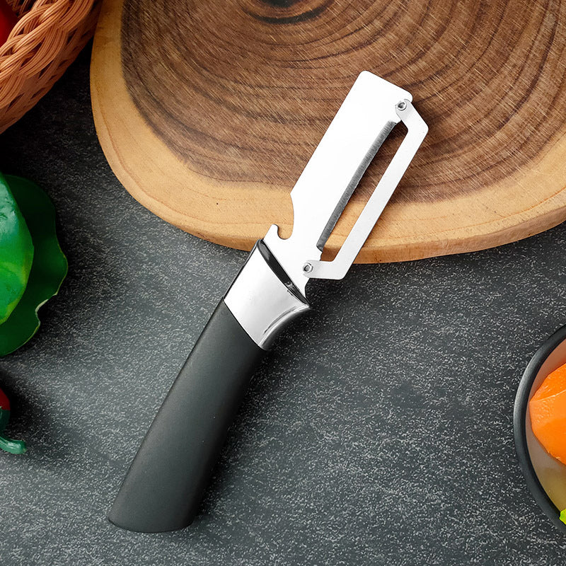 🔪 50% RABATT NU! 🥔 Förtjockad Rostfri Multi-Skalare – Rakskarp, Ergonomisk & Multifunktionell – Skalar & Julienne ✨