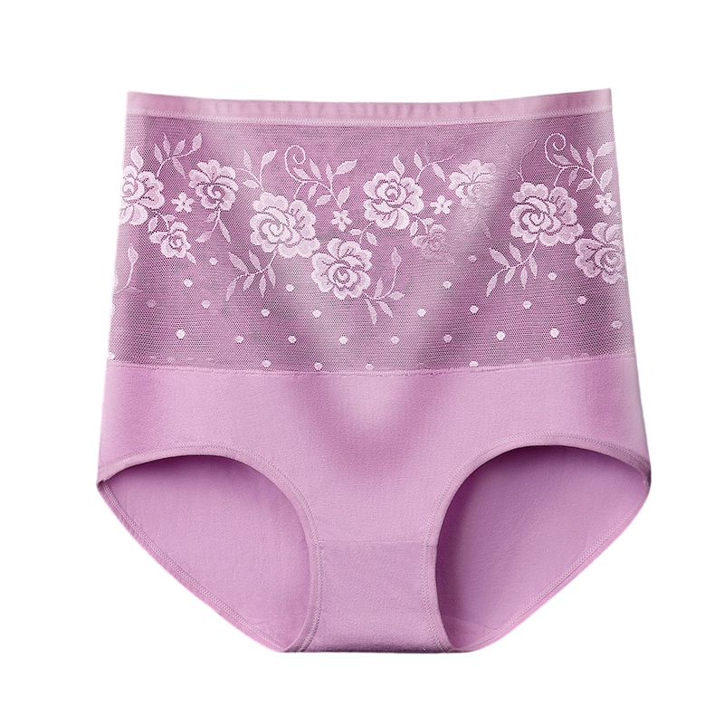 🩲 50% RABATT! 💖 Damtrosa med Hög Midja – Mjuk & Bekväm, Full Täckning, Perfekt Som En Vardagsessential För En Slät Silhuett 🌸