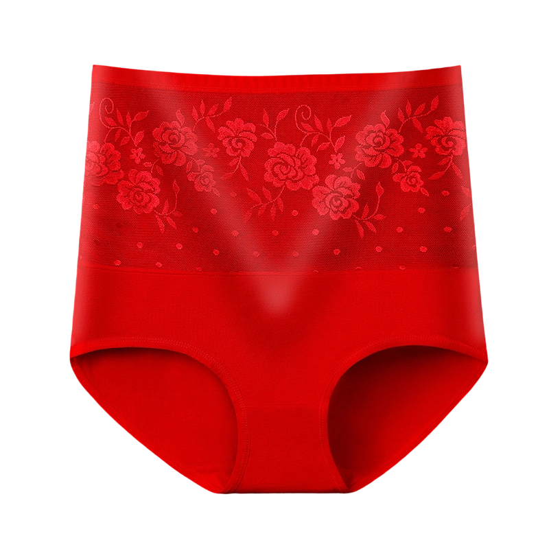🩲 50% RABATT! 💖 Damtrosa med Hög Midja – Mjuk & Bekväm, Full Täckning, Perfekt Som En Vardagsessential För En Slät Silhuett 🌸