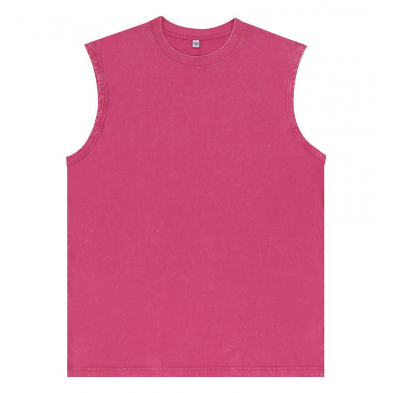 👕 50% RABATT! 🔥 Herr Vintage-tvättad Ärmlös Linne – Andningsbar, Lätt & Perfekt För En Ledig Sommarlook Eller Gymträning 💪
