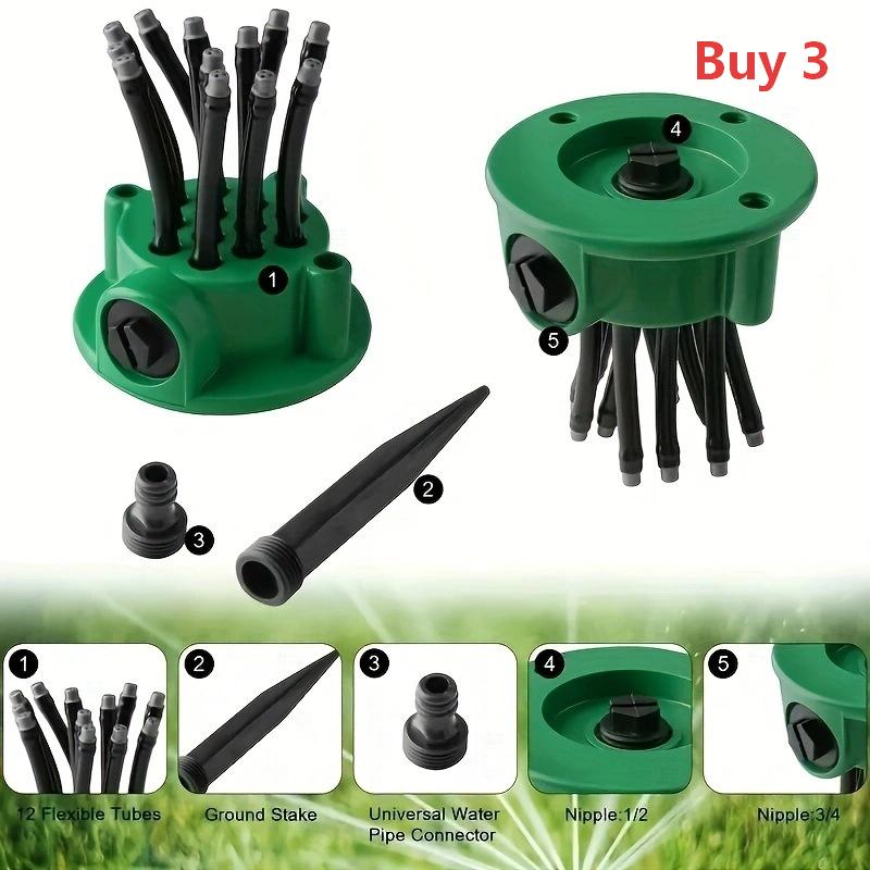 ⏳Tidsbegränsat erbjudande: 50 % rabatt⏰Sprinkler för precisionsbevattning med 360° täckning – köp 2 och få 1 GRATIS – du får 3!