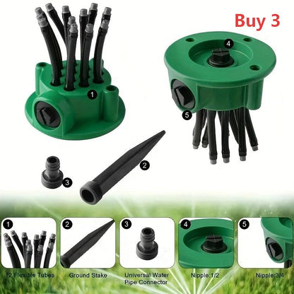 ⏳Tidsbegränsat erbjudande: 50 % rabatt⏰Sprinkler för precisionsbevattning med 360° täckning – köp 2 och få 1 GRATIS – du får 3!
