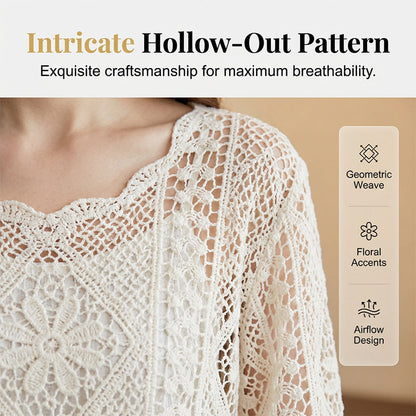 👚 50% RABATT! 🌸 Vintageinspirerad Spetsblus för Damer – Delikat Spets, Mjukt Tyg & Perfekt För En Romantisk & Elegant Look 💃