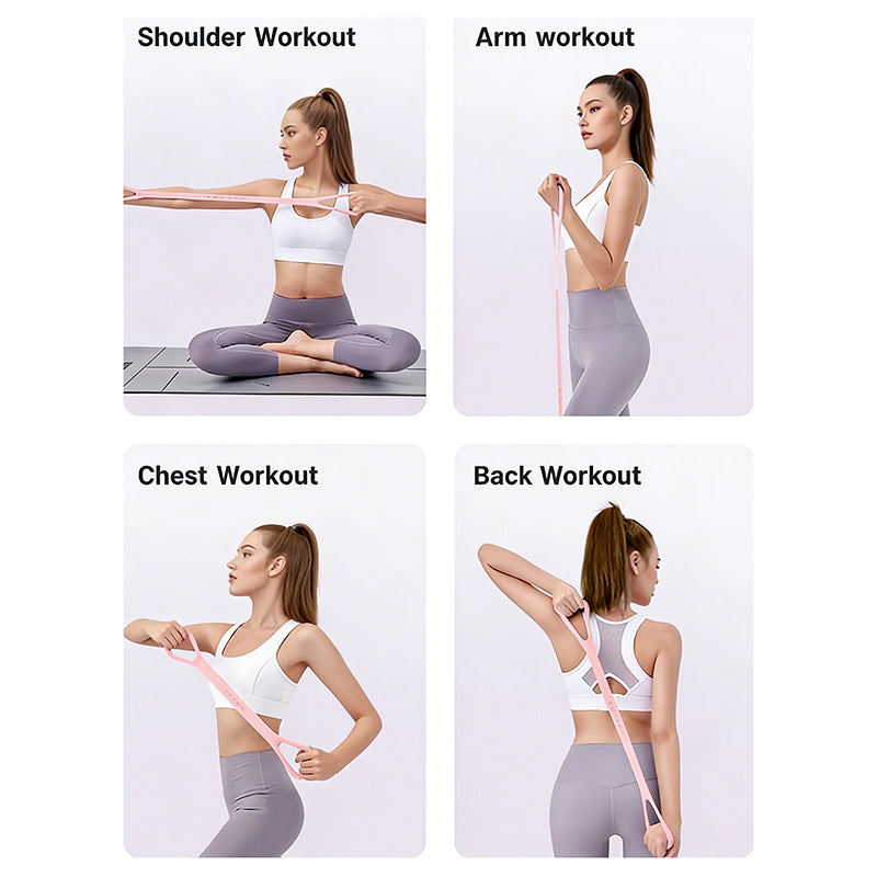 💪 TIDSBEGRÄNSAT 50% RABATT! ✨ Ergonomiskt Hållningsband – Dubbelloop, Hållbart Silikon för Rygg- & Skulderträning 🏋️‍♀️