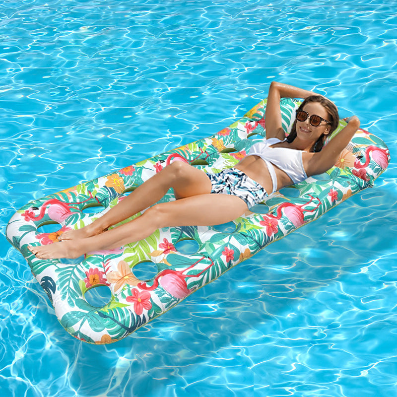 🏊 50% RABATT! 🛟 Tjockt PVC Uppblåsbar Flytmatta – Extra Slitstark, Halkfri Yta & Perfekt För Avkoppling På Vattnet I Poolen Eller Sjön 🌊