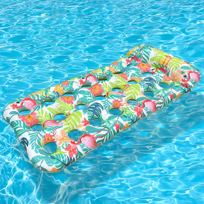 🏊 50% RABATT! 🛟 Tjockt PVC Uppblåsbar Flytmatta – Extra Slitstark, Halkfri Yta & Perfekt För Avkoppling På Vattnet I Poolen Eller Sjön 🌊