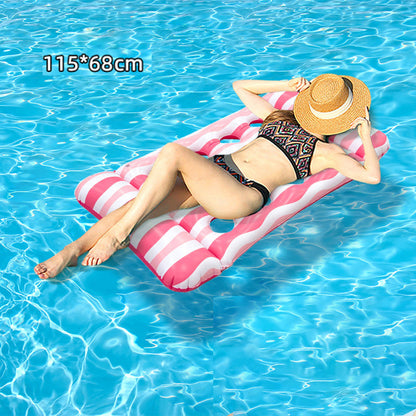 🏊 50% RABATT! 🛟 Tjockt PVC Uppblåsbar Flytmatta – Extra Slitstark, Halkfri Yta & Perfekt För Avkoppling På Vattnet I Poolen Eller Sjön 🌊