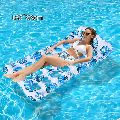🏊 50% RABATT! 🛟 Tjockt PVC Uppblåsbar Flytmatta – Extra Slitstark, Halkfri Yta & Perfekt För Avkoppling På Vattnet I Poolen Eller Sjön 🌊