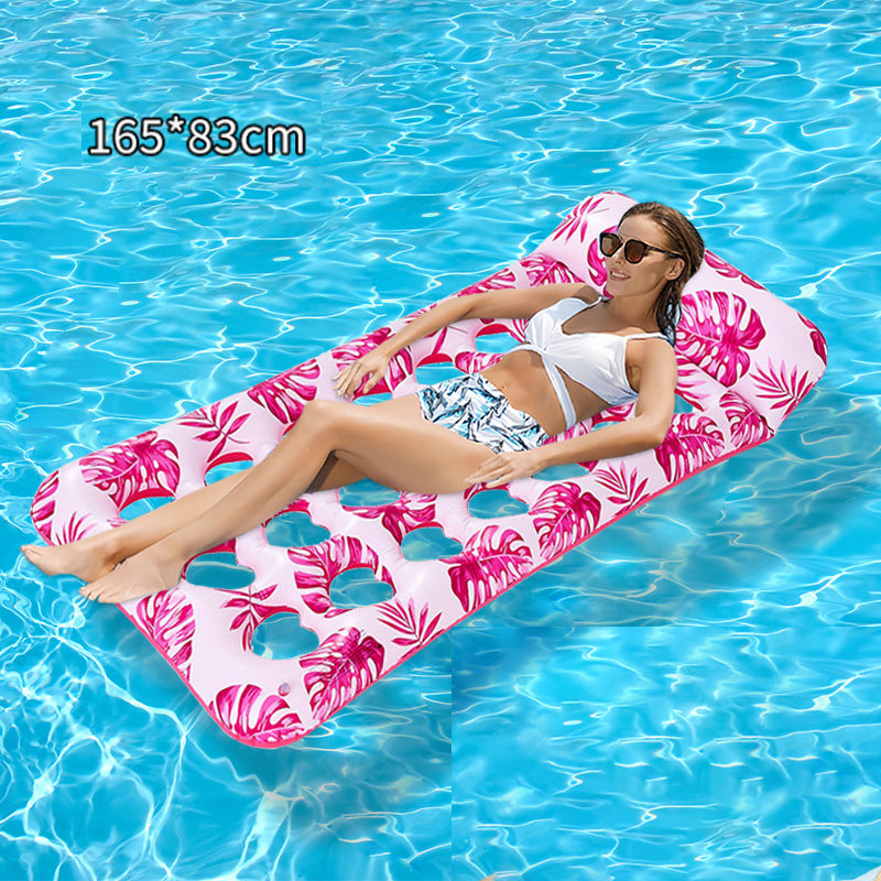🏊 50% RABATT! 🛟 Tjockt PVC Uppblåsbar Flytmatta – Extra Slitstark, Halkfri Yta & Perfekt För Avkoppling På Vattnet I Poolen Eller Sjön 🌊